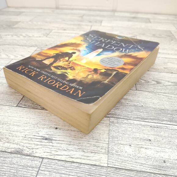 Serpent's Shadow by Rick Riordan Book Three Scholastic YA Paperback Novel PB - Picture 11 of 11